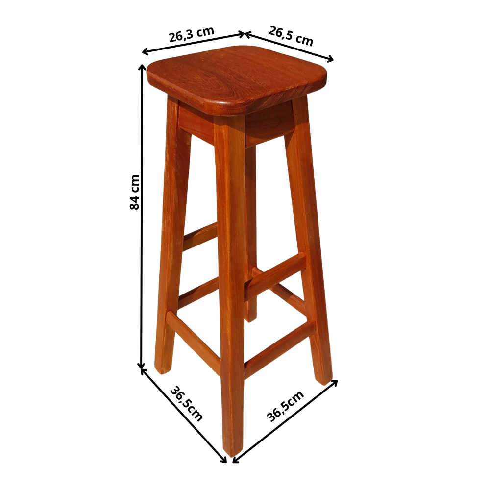 Tabouret de Bar Artisanat de Guyane