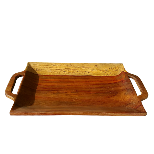 Plateau de service en bois Moutouchi (pièce unique)